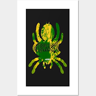 Tarantula Silhouette 53 (Tie Dye) Posters and Art